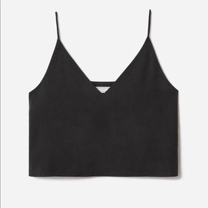Everlane The Washable Silk Cropped Cami